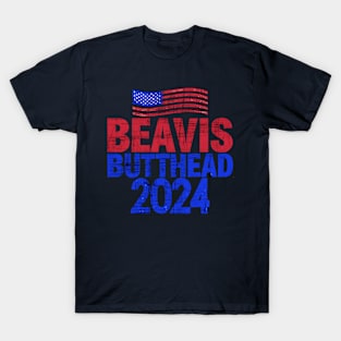 american flag beavis butthead T-Shirt